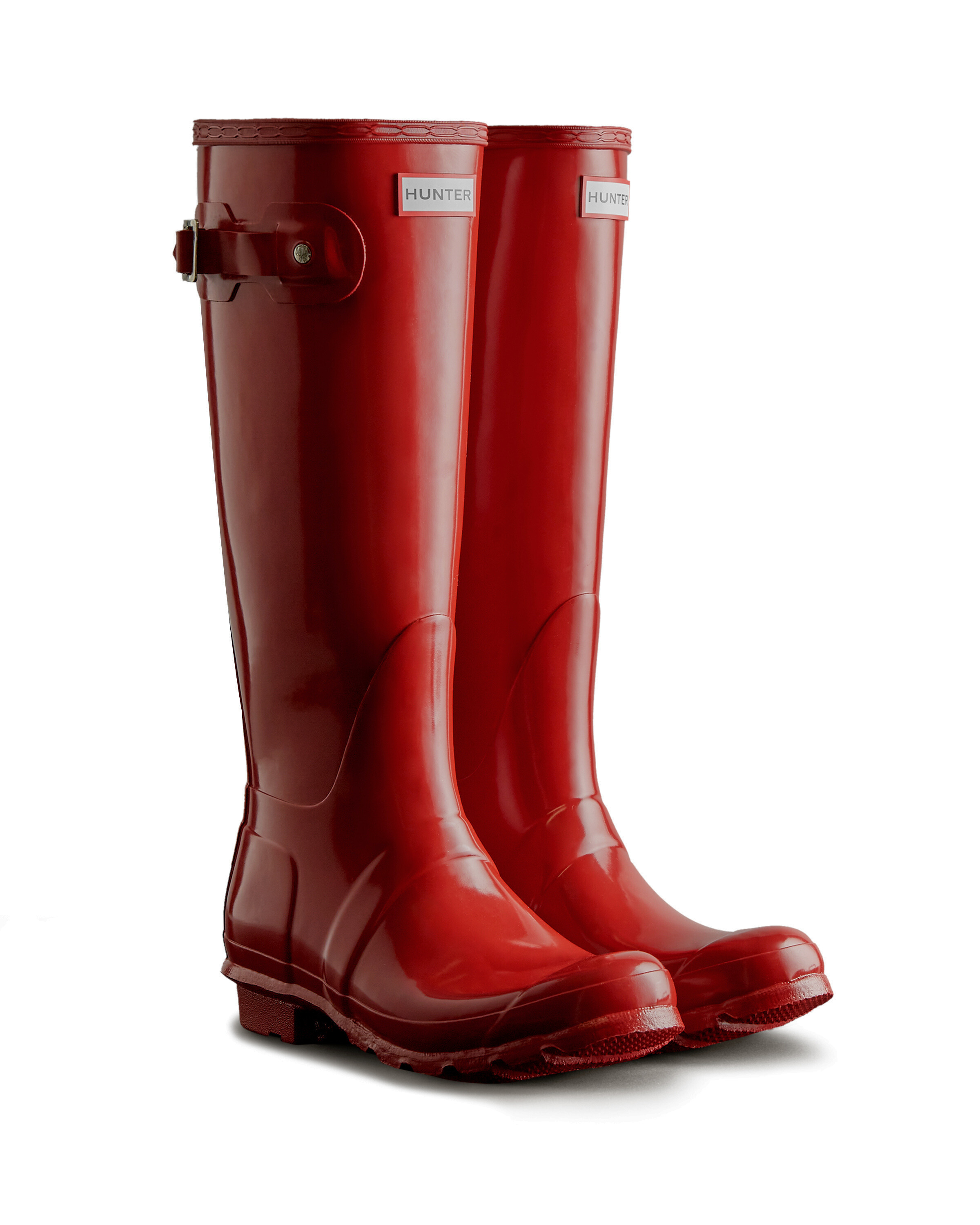 Original Tall Gloss gummistøvle - Military Red